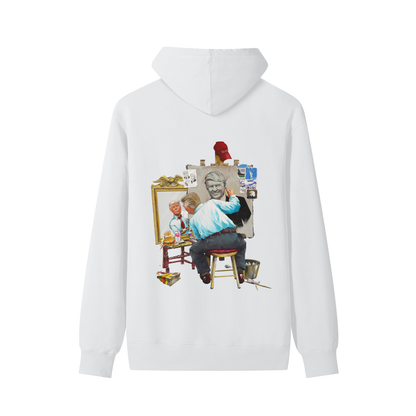 Donald Trump Triple Self Portrait Classic White Hoodie