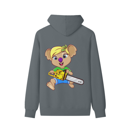 Disney Style Koala Chainsaw Classic Dark Grey Hoodie