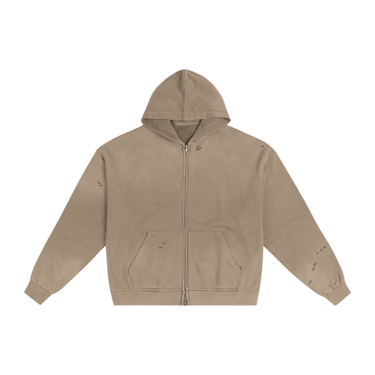 Watercolour  Disney Pixar Protagonist Icons Sunfaded Zip-Up Hoodie