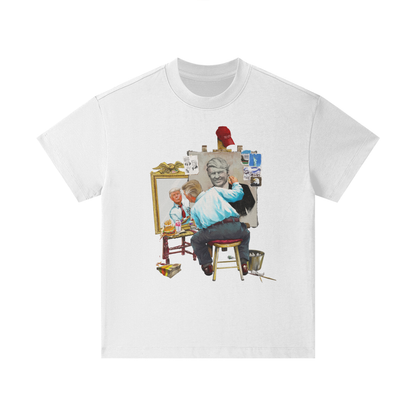 Donald Trump Triple Self Portrait Classic White Kids' Tee