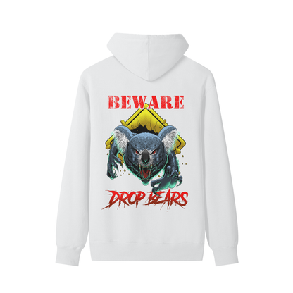 Beware Drop Bear Classic White Hoodie