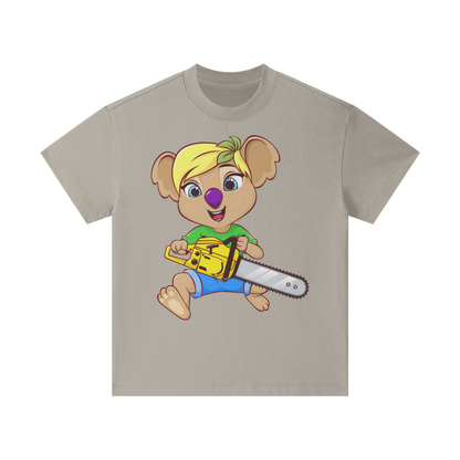 Disney Style Koala Chainsaw Classic Taupe Kids' Tee