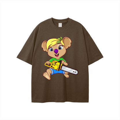 Disney Style Koala Chainsaw Classic Coffee Tee