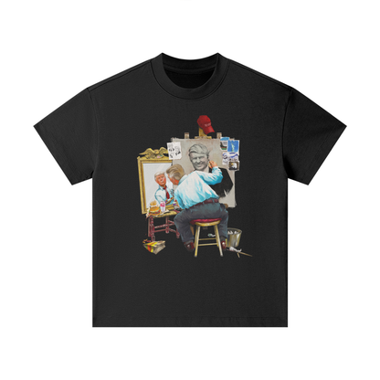 Donald Trump Triple Self Portrait Classic Black Kids' Tee