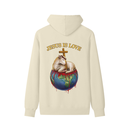 Jesus Is Love Classic Light Khaki Hoodie