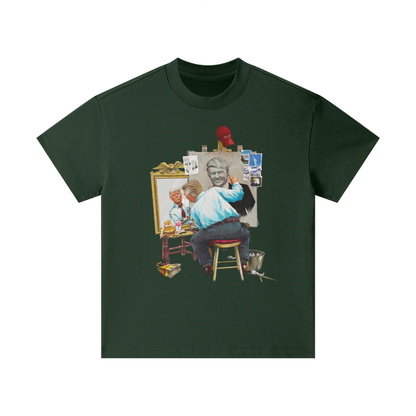 Donald Trump Triple Self Portrait Classic Forest Green Kids' Tee