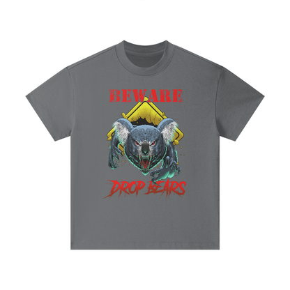 Beware Drop Bear Classic Dark Grey Kids' Tee