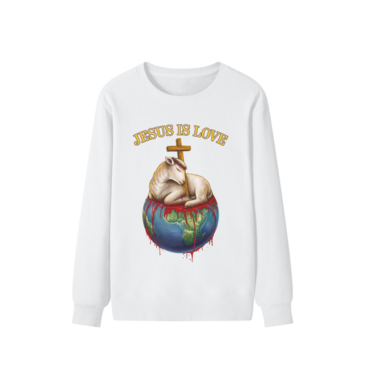 Jesus Is Love Classic White Sweatshirt