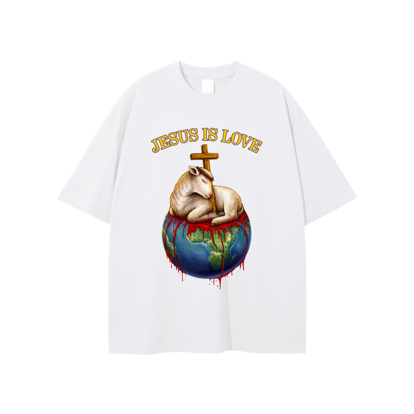 Jesus Is Love Classic White Tee