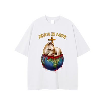 Jesus Is Love Classic White Tee