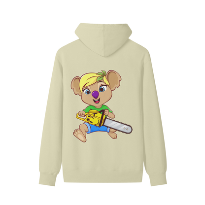 Disney Style Koala Chainsaw Classic Khaki Hoodie