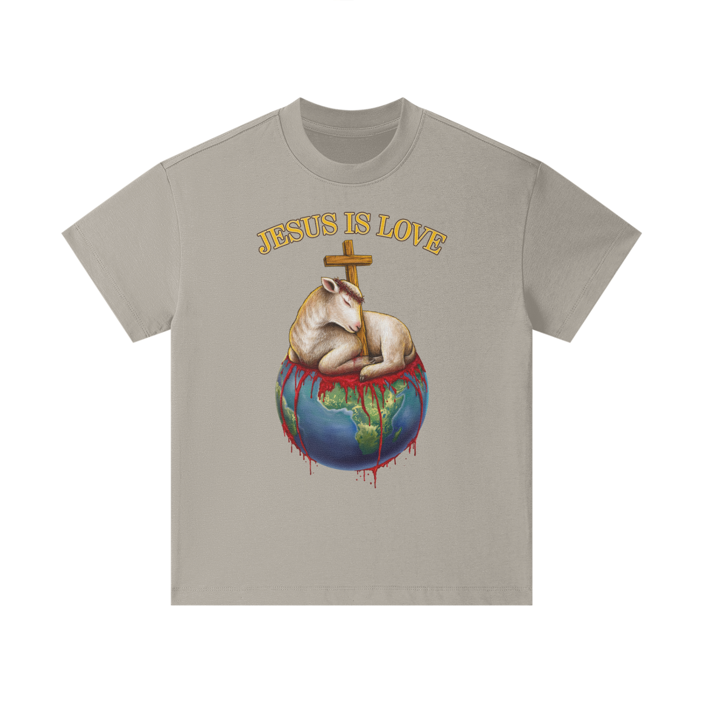 Jesus Is Love Classic Taupe Kids' Tee