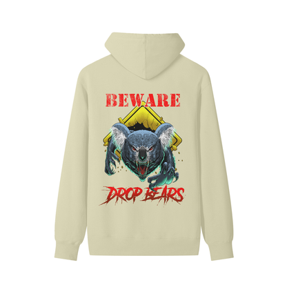 Beware Drop Bear Classic Khaki Hoodie