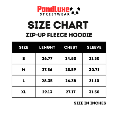 Donald Trump Triple Self Portrait Zip-Up Fleece Hoodie