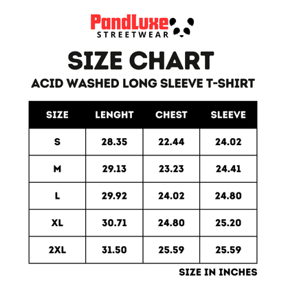 Beware Drop Bear Acid Wash Long Sleeve Tee