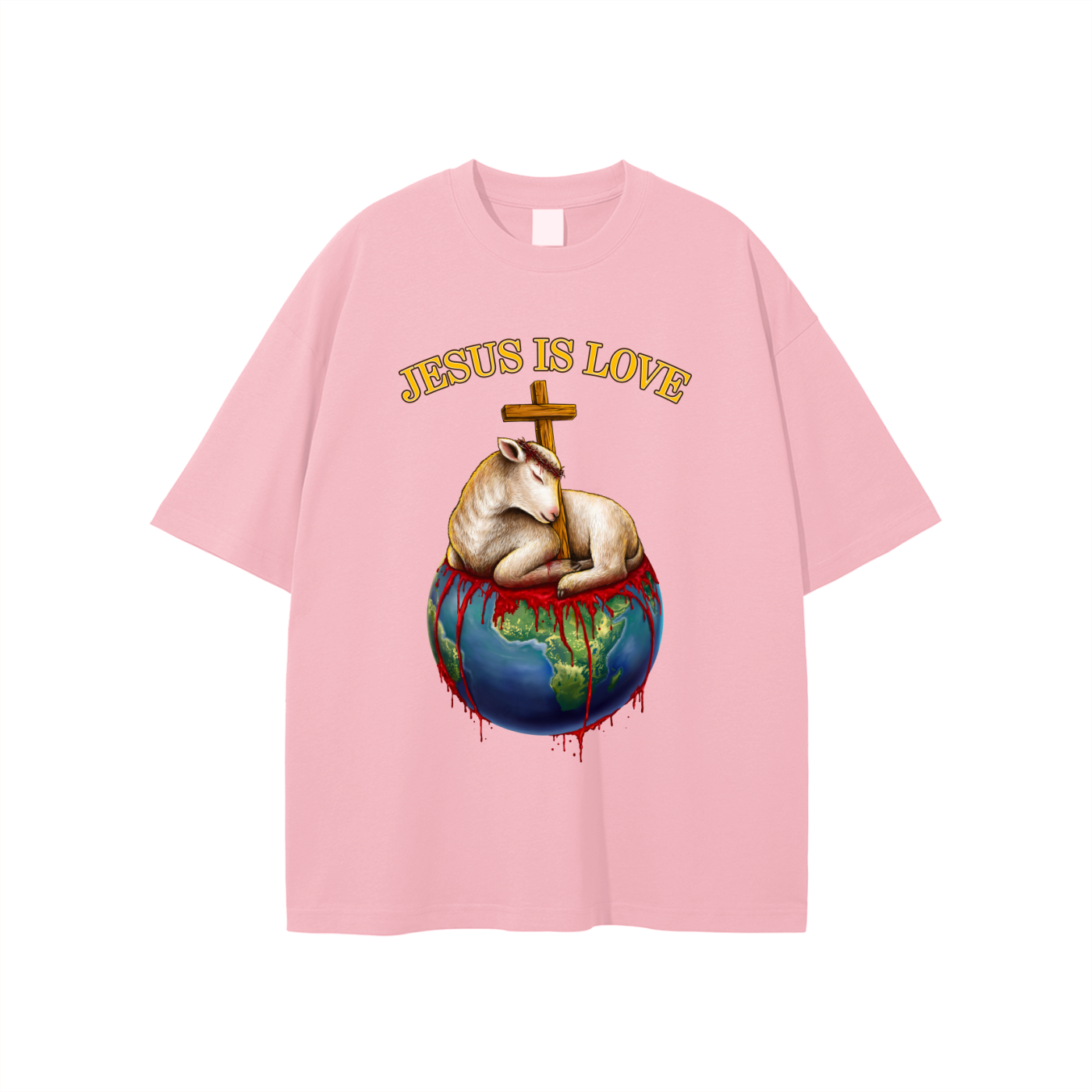 Jesus Is Love Classic Pink Tee