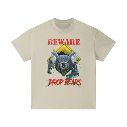 Beware Drop Bear Classic Sand Kids' Tee