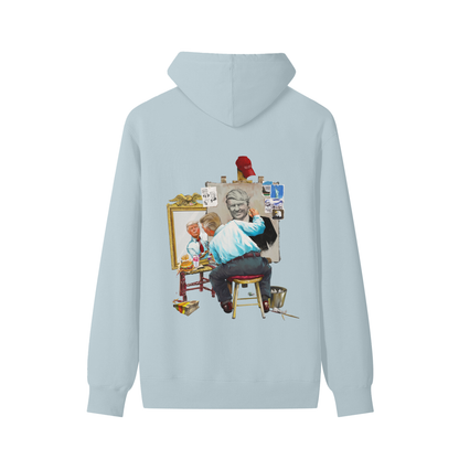 Donald Trump Triple Self Portrait Classic Pale Aqua Hoodie