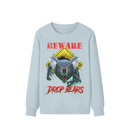 Beware Drop Bear Classic Pale Aqua Sweatshirt