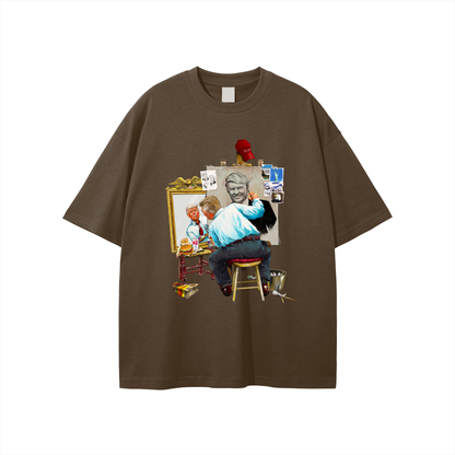 Donald Trump Triple Self Portrait Classic Coffee Tee