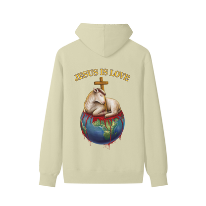Jesus Is Love Classic Khaki Hoodie