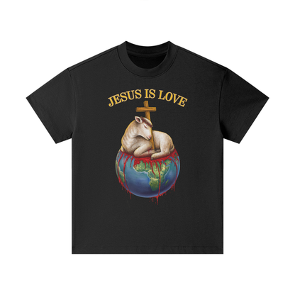 Jesus Is Love Classic Black Kids' Tee