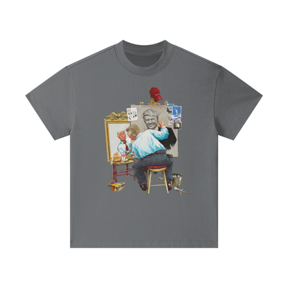 Donald Trump Triple Self Portrait Classic Dark Grey Kids' Tee